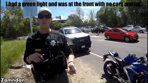 Unexpected COP reaction when he noticed biker is CARRYING | Bikers vs Cop