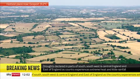 BREAKING: Drought declared in parts of England