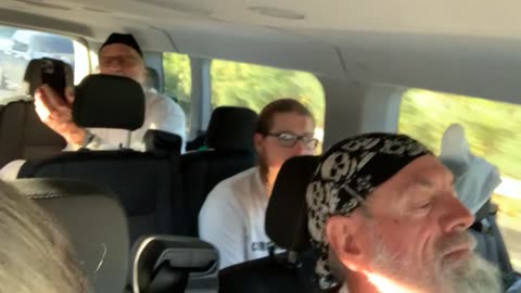 Bloodstained Men Road Crew- in the van