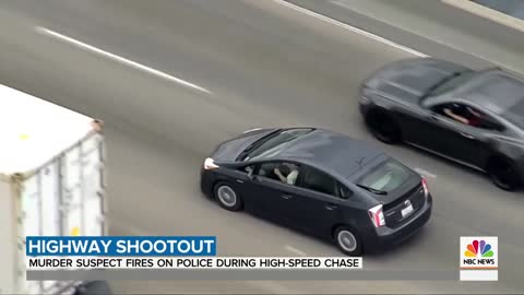 crazy police chase in Los Angeles