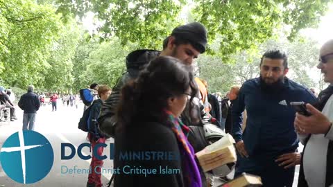 I will get some experts. Different Qurans. Speakers corner