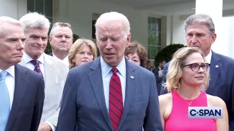 Creepy Joe walking out of the WH funny