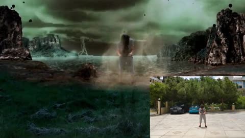 Before and after dragon ball vfx