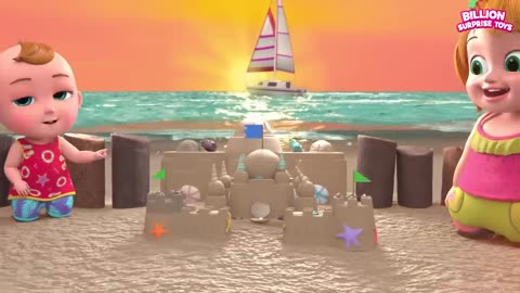 Beach games and Fun with the Family-(Kids songs) Nusery Rhymes