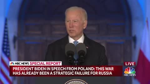 Biden Speaks Directly To Russian People: 'You Are Not Our Enemy'