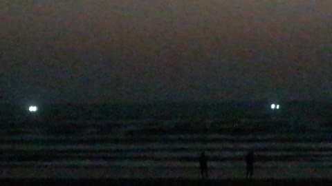 Sidi Toual beach night