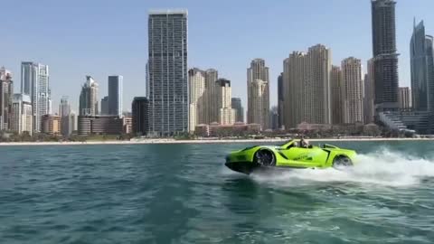 Have you ever seen a car that can drive on water?