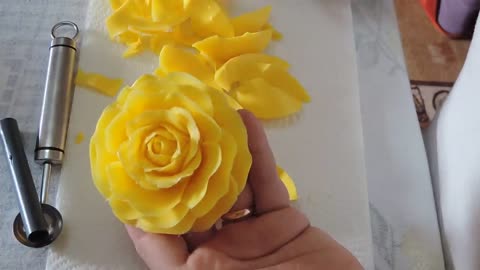 HOW TO CARVING A ROSE IN SOAP / 100 Aromas Esculturas em sabonete
