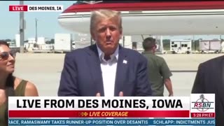 President Trump replies to a reporter who asks if he's looking for a plea deal.🔥🔥🔥