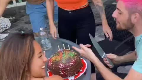Cake was a balloon