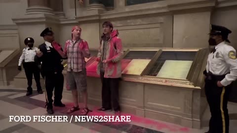 Insane Climate Activists Go After The Constitution In Wild Stunt