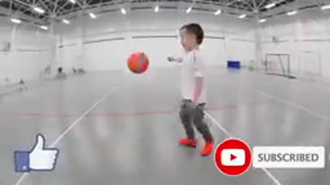 Kids football skills
