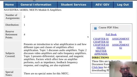 Summary of NAVEDTRA 14180A - NEETS Module 08-Amplifiers