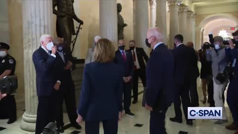 Joe Biden at US Capitol: "Permission to come aboard?"