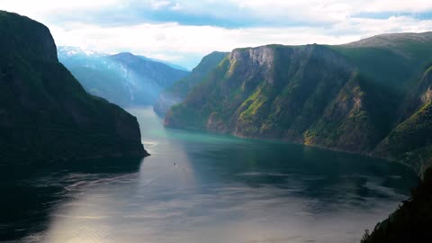 beautiful nature norway natural landscape sognefjord or sognefjorden norway flam