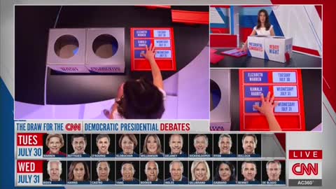 CNN Pulls Names Out of Boxes to Determine Democratic Debate Line-up