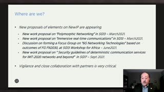 Internet Evolution Approaches at (ITU T) NANOG: why should we care? 2022