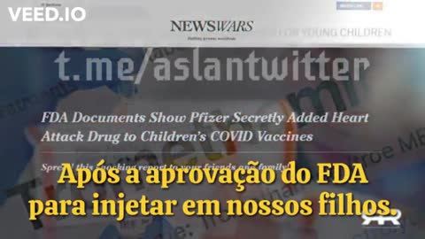 A Pfizer adicionou secretamente medicamento para ataque cardíaco às vacinas infantis COVID?