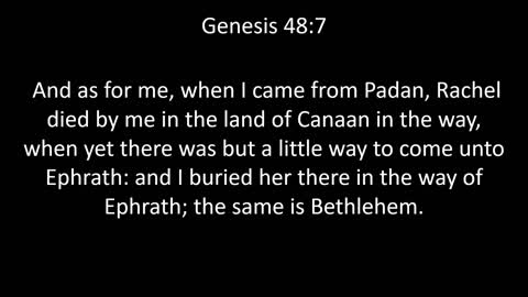 KJV Bible Genesis Chapter 48
