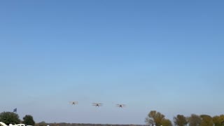 Stearman fly by