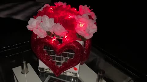 Heartlight Magic! DIY Dollar Tree Heart Light & Valentine Flower Box - Budget Romance! 💖🌟
