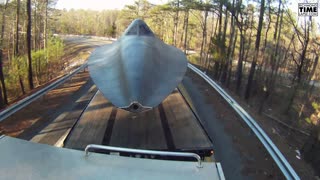 Sr-71 Spy Plane Move Caught On Time Lapse Video