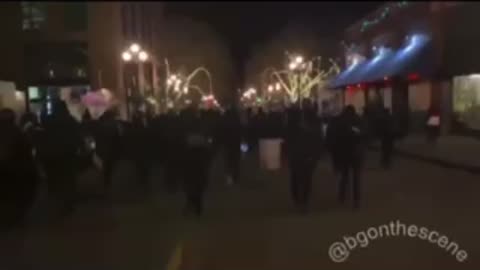 Antifa rioting