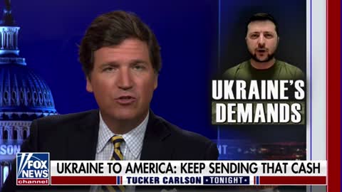 Tucker Carlson: "Ukraine's leaders are really not hiding it anymore. They have total contempt for us."