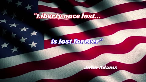 Liberty once lost...