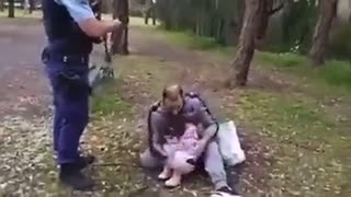 Australia Is Nuts! Australian Police Arrest Dad for Not Wearing Mask as His Daughter Looks On