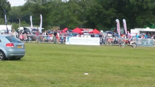 Stunt Motor bike riders at country show