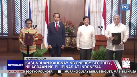 Kasunduan kaugnay ng energy security, nilagdaan ng Pilipinas at Indonesia