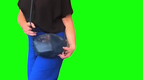 Hoops and a Black Short Dress | Green Screen