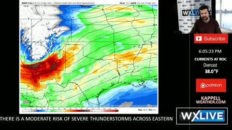 Satellite Image Shows Dust Storm ahead of Severe Outbreak!