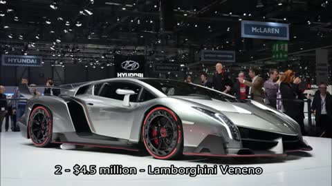 10 Most Expensive Cars In The World, exotic cars, sports cars, fancy sports cars