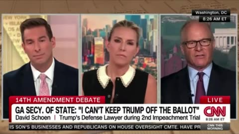 Trump Impeachment Lawyer David Schoen Explains Again How 14th Amend. Will NOT Keep Trump Off Ballot