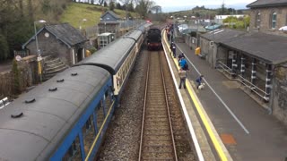 Steam Engine at Boyle Train Station on March 13th 2016