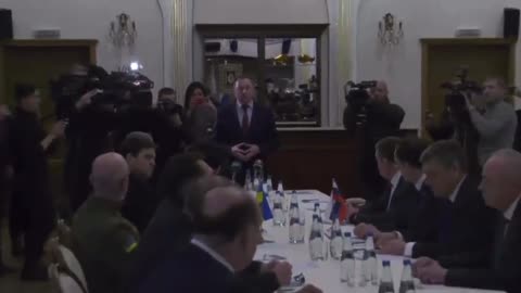 Russia-Ukraine negotiations have commenced at the Belarus border