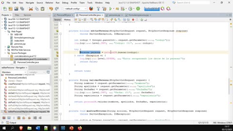 Java parte 117. Desarrollo web, parte 18. CRUD Modelo Vista Controlador 6