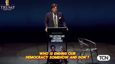 Tucker Gives Speech in Sydney, Australia