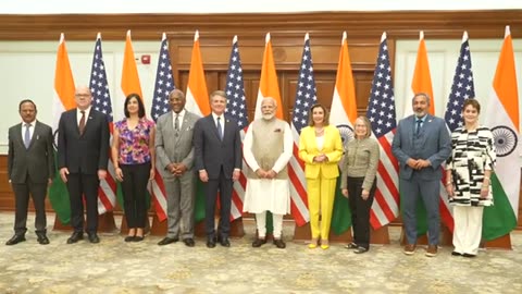US Congressional Delegation meets PM Modi In New Delhi