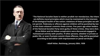 The words of Adolph Hitler