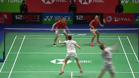 Badminton Mixed doubles at its best