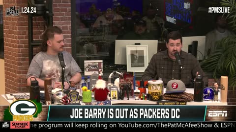 Joe Barry OUT as Packers defensive coordinator | Pat McAfee Show | Green Bay Packers