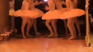 Ballerinas having fun