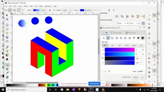 3D Cube in Inkscape