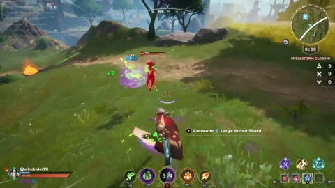 Spellbreak BR Casual Gameplay: Featherfall and Fire Fun