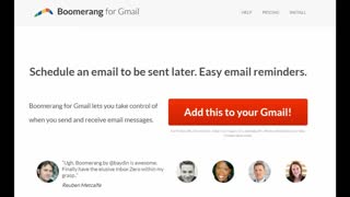 Use GooGle Gmail emails to send yourself or others an email in the future Boomerang Schedule Later
