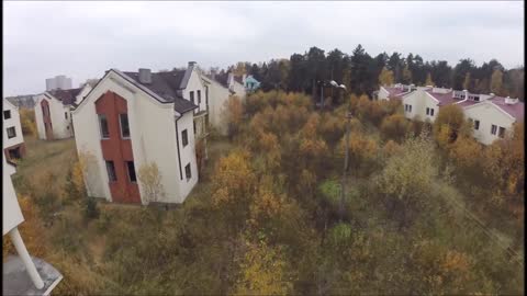 Drone Captures Destitute And Abandoned Russian Village
