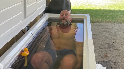 Using a home ice bath